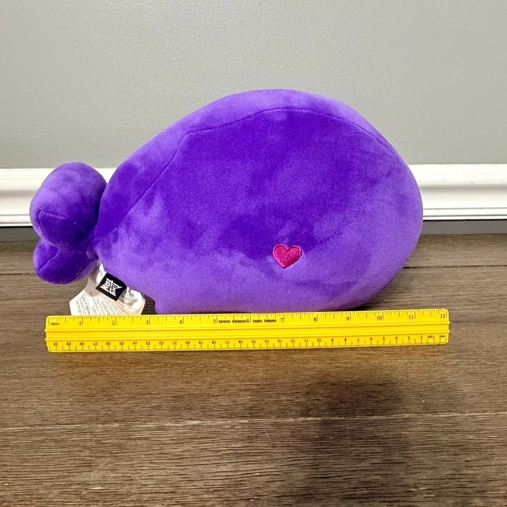 BTS TinyTAN Purple Whale Plush Stuffed Animal Big Hit Entertainment K-Pop ARMY